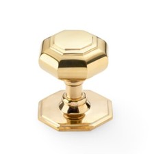 70mm Polished Brass Octagonal