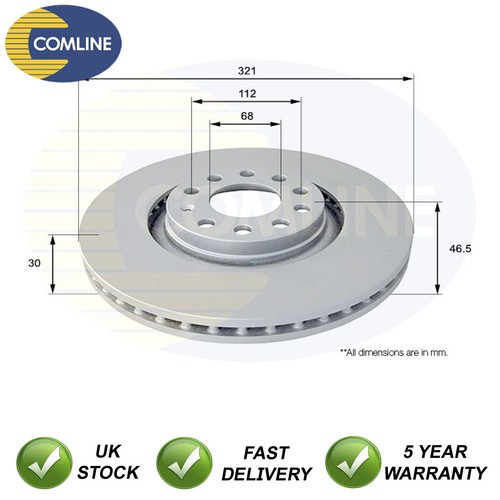 Brake disc front comline fits - disc,