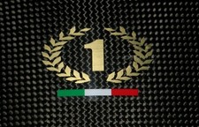 Ducati #1 Wreath decal – 748 916 996 998 749 999 851 monster tank