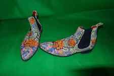 Melvin & Hamilton Toni mens winkle picker ankle boot rose snakeskin style 42 uk8