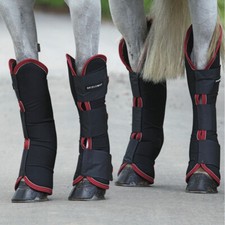 SHIRES BRIDLEWAY TRAVEL BOOTS DELUXE SET OF FOUR MINI/PONY/COB LEG PROTECTION