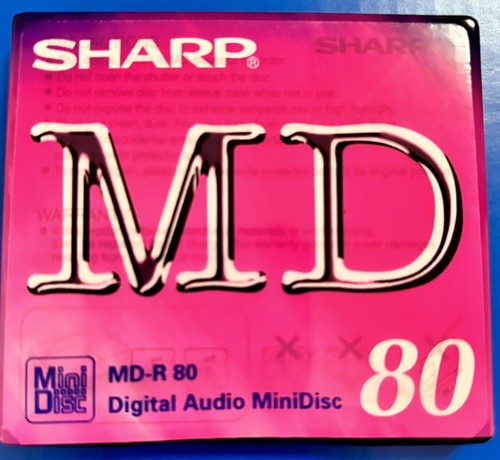 Sharp recordable mini disk