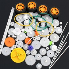 82PCS Plastic Worm Crown Gear
