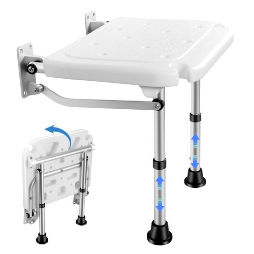 Folding shower seat - folding,