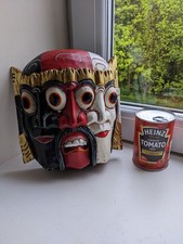 Vintage tribal triple face - tribal,
