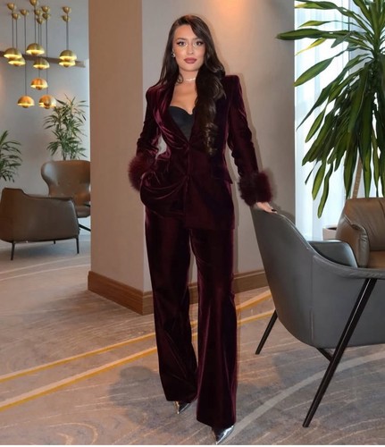 Zara velvet blazer - velvet, with