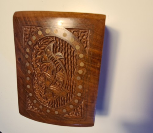 Vintage hand carved indian - vintage,