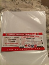 Morecambe v Dagenham & Redbridge 20/05/2010 Play Off Semi Ticket.