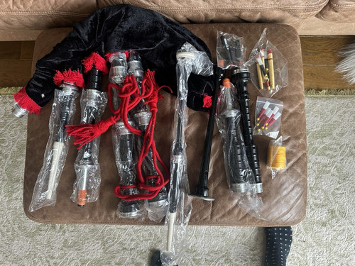 Great highland bagpipe set - highland,
