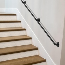 3m Stair Handrail Wall Mounted