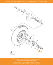 YAMAHA Washer, Plate