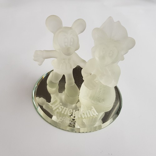Disneyland frosted glass