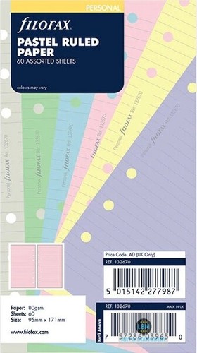 Filofax personal size pastel - filofax,