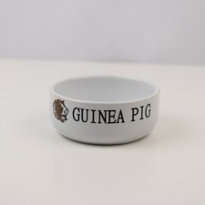 Small White Guinea Pig Bowl