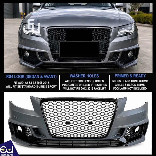 Rs4 style front bumper - rs4,