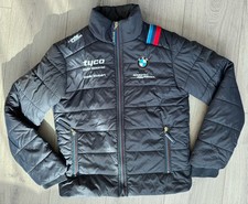 BMW Motorrad TAS Racing Tyco Puffer Jacket Kids Size 9-11 official team merch