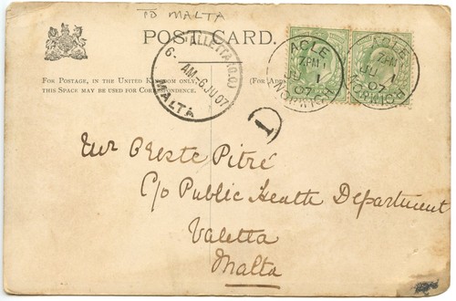 1907 postcard acle bridge - 1907,