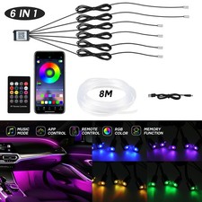 6In1 8M LED RGB Car Interior