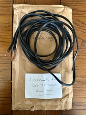 QED 79 strand black speaker cable 2 x 2.13m (2130mm) Pair approx 7ft each