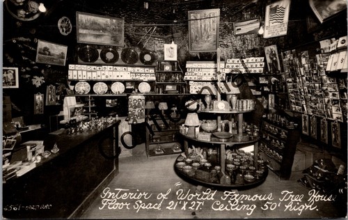 Real photo postcard racks - postcard, at