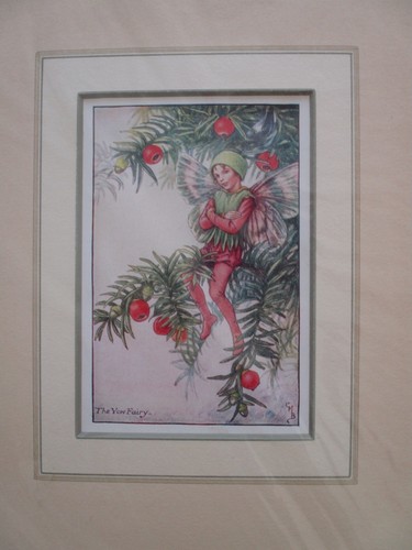 Vintage flower fairies prints