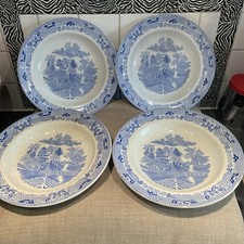 SET OF 4 10” VINTAGE ANTIQUE