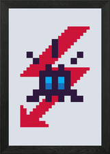 Pixelated Space Invader with