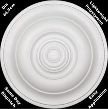 2 x Polystyrene Ceiling Rose
