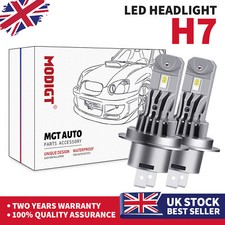 2X H7 LED Headlight Bulbs 70W 16000LM White Hi-Lo Beam For Vauxhall Vectra MK2/C
