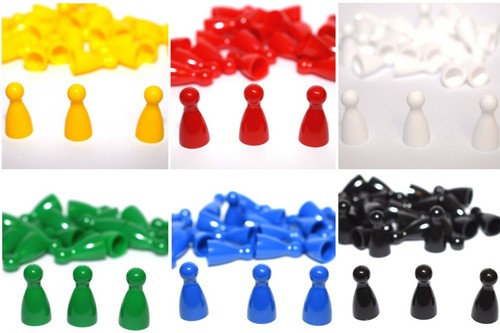 Halma pawns games pieces - games, 24mm