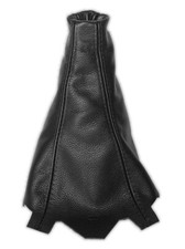 Leather Gear Gaiter Black Stitch Fits Land Rover Discovery 3 LR3 2004-2009