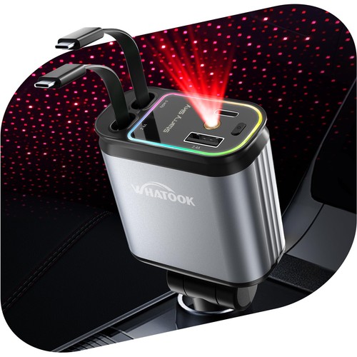 Usb retractable car charger - usb,