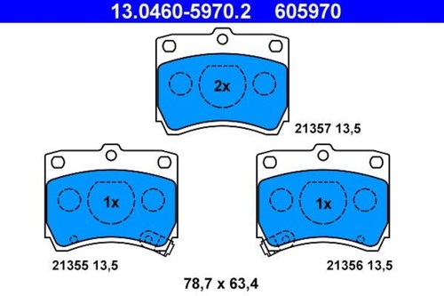 Disc brake pad - brake, ate
