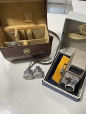 Bell &Howell 8mm Cine Camera And Leather Carrying Case