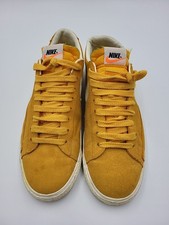 Nike Sport Shoes Mustard Yellow Suede UK SIZE 9 EUR 44