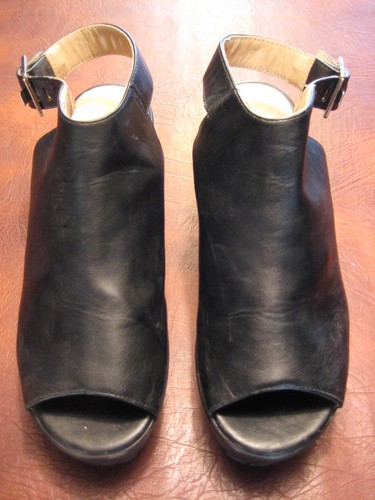 Topshop ladies black heeled
