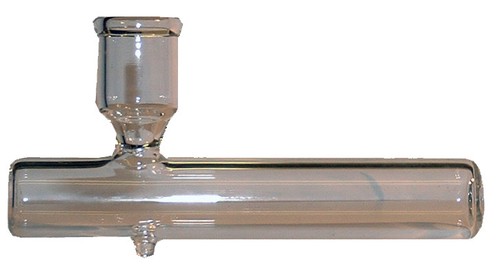 Small glass shotgun pipe 10cm - pipe,