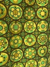 Vintage 1960s 1970s Colourful