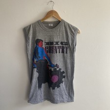 Big Country Vintage 1984 Town And Country Tour T Shirt Vest Medium Acme