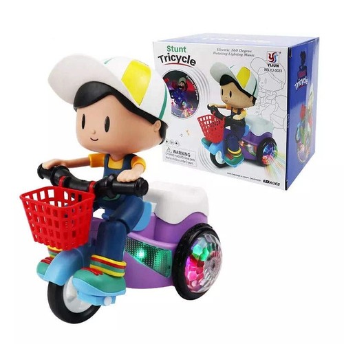 Boy spinning stunt glow - boy,