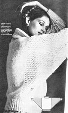 Lace Sleeve Vintage Batwing