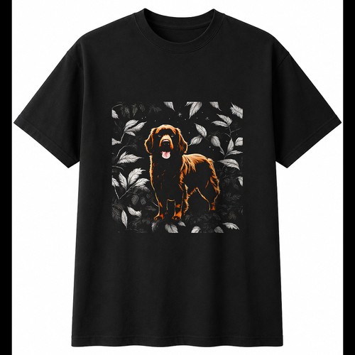 Botanical sussex spaniel - botanical, torn