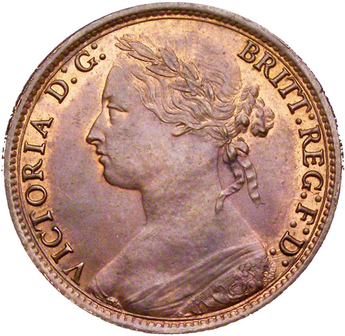 1880 penny f99 obv rev - 1880,