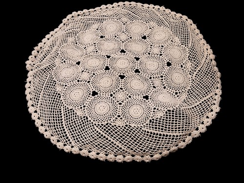 Large vintage crocheted - 33”,