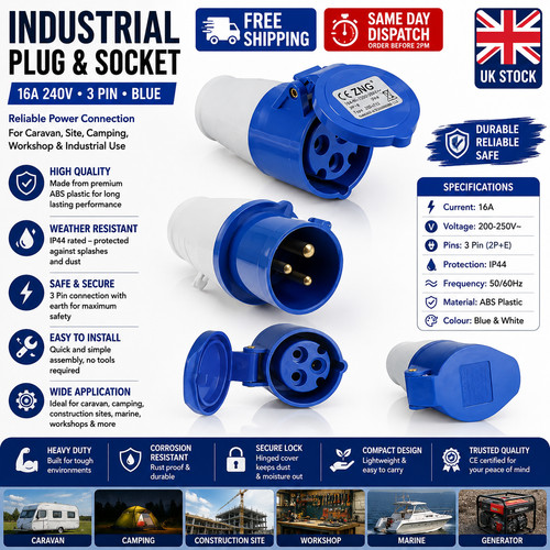 Amp 240v site trailing - 16,