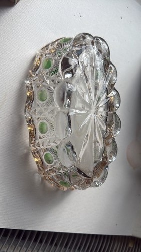 Vintage bohemian eapg emerald - bohemian,