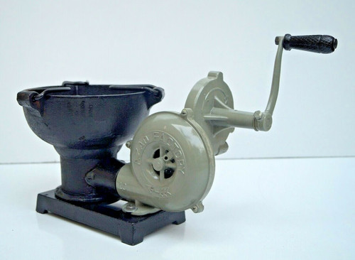 Pedal operated iron coal forge - operated,