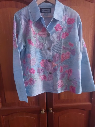 Vintage indigo moon jacket - moon, sz