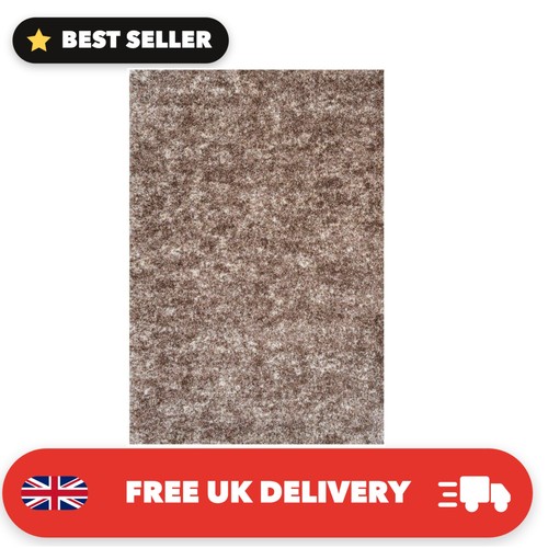 Fluffy warm beige shaggy shag - warm,