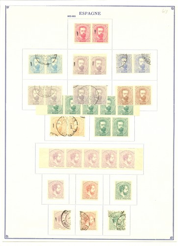 Spain fournier forgery affixed - fournier, forgery-affixed